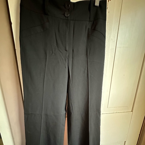 Paige Black Label All Season Stretch Wool Wide Legged Pants - Sz 2 - Picture 1 of 7